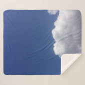 Sherpa Blanket CLOUDS ONTWERP Deken (Voorkant (horizontaal))