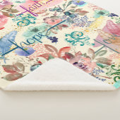 Sherpa Blanket Faith Hope Love Deken (3/4)