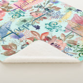 Sherpa Blanket Faith Hope Love Sherpa Deken (3/4)