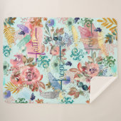 Sherpa Blanket Faith Hope Love Sherpa Deken (Voorkant (horizontaal))