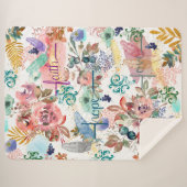 Sherpa Blanket Faith Hope Love Sherpa Deken (Voorkant (horizontaal))