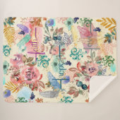 Sherpa Blanket Faith Hope Love Sherpa Deken (Voorkant (horizontaal))