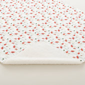 Sherpa Blanket - Floral Pattern Deken (3/4)