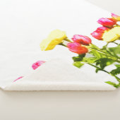 Sherpa Blanket FLOWER DESIGN SIGN Deken (3/4)