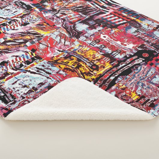 Sherpa Blanket – Fragmented Pulse Deken (3/4)