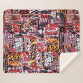 Sherpa Blanket – Fragmented Pulse Deken (Voorkant (horizontaal))