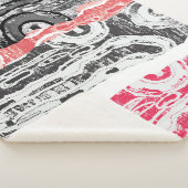 Sherpa Blanket – Friction Lands Abstract Design Deken (3/4)
