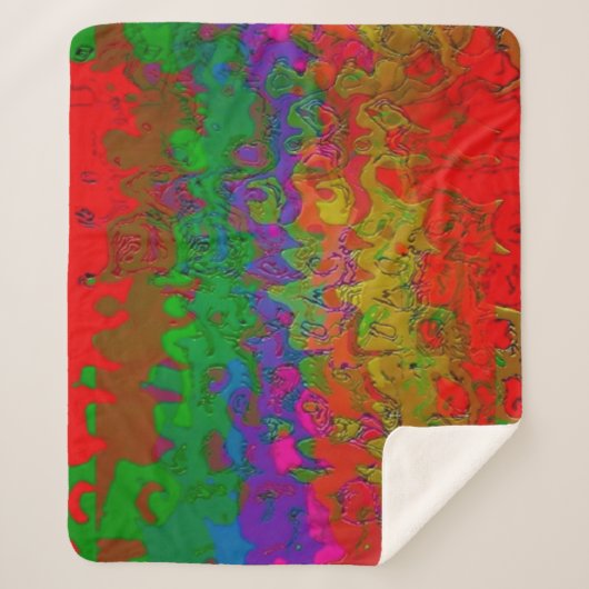 Sherpa Blanket, gelaagd in kleur Deken (Voorkant)