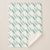 Sherpa Blanket - Green Pattern Deken (Voorkant)