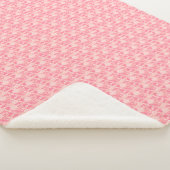 Sherpa Blanket-groots-Gedrukt Roze Deken (3/4)