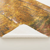 Sherpa Blanket Herfst bos Gold Rays Deken (3/4)
