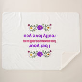 Sherpa Blanket Hockey Rink Blanket Teammates  Sherpa Deken (Voorkant (horizontaal))