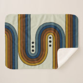 Sherpa Blanket in Triple Stippen Deken (Voorkant (horizontaal))