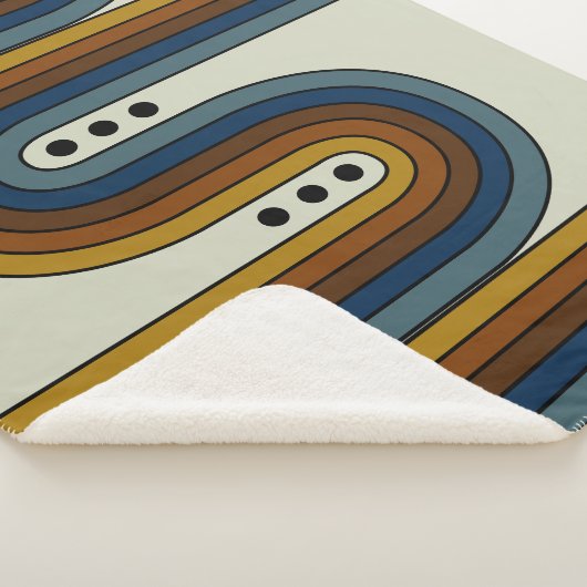 Sherpa Blanket in Triple Stippen Sherpa Deken (3/4)