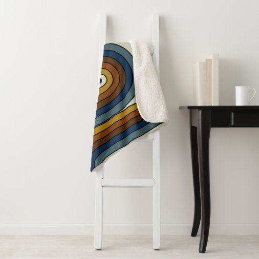 Sherpa Blanket in Triple Stippen Sherpa Deken (In situ)