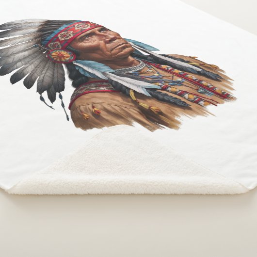 Sherpa Blanket - Inheemse Amerikanen Sherpa Deken (3/4)