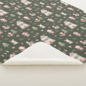 Sherpa Blanket kerstpatroon Sherpa Deken (3/4)