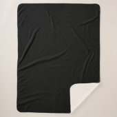 Sherpa Blanket-Large-Black Deken (Voorkant)