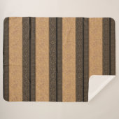 Sherpa Blanket-Large-Brown Yellowstone Deken (Voorkant (horizontaal))