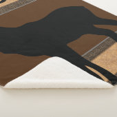 Sherpa Blanket-Large-Brown Yellowstone Elk Deken (3/4)