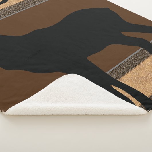 Sherpa Blanket-Large-Brown Yellowstone Elk Sherpa Deken (3/4)