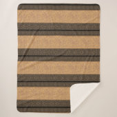 Sherpa Blanket-Large-Brown Yellowstone Sherpa Deken (Voorkant)