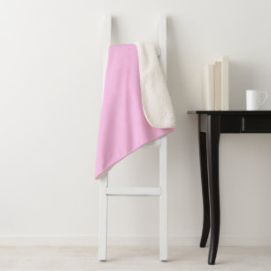 Sherpa Blanket-Large-Bubble Gum Pink Deken