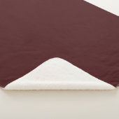 Sherpa Blanket-Large-Cool Bordeaux Brown Deken (3/4)