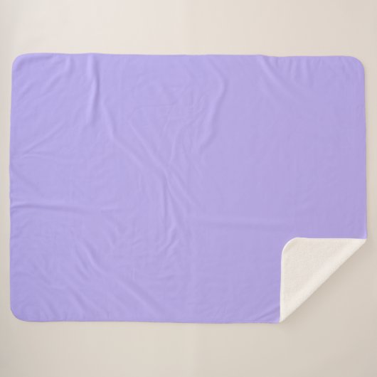 Sherpa Blanket-Large-Orchid Lavender Sherpa Deken (Voorkant (horizontaal))