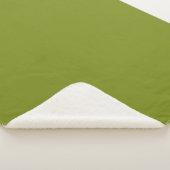 Sherpa Blanket-Large-Pepper Stem Avocado Green Deken (3/4)