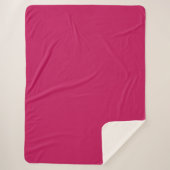 Sherpa Blanket-Large-Pink Peacock Deken (Voorkant)