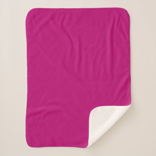 Sherpa Blanket, Magenta Deken (Voorkant)
