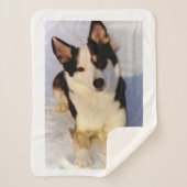 Sherpa Blanket met  Afbeelding Sherpa Deken (Voorkant)