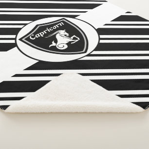 sherpa blanket met het symbool Capricorn Deken