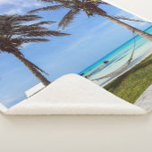 Sherpa Blanket – met twee palmbomen Deken (3/4)