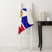 Sherpa Blanket met vlag van Dallas Sherpa Deken (In situ)