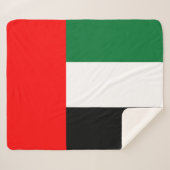 Sherpa Blanket met vlag van de Verenigde Arabische Sherpa Deken (Voorkant (horizontaal))