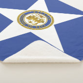Sherpa Blanket met vlag van Houston Sherpa Deken (3/4)