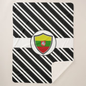 sherpa blanket met vlag van Litouwen Deken (Voorkant)