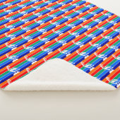 Sherpa Blanket met vlag van Sint-Petersburg Sherpa Deken (3/4)