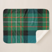 Sherpa Blanket Op Art Ferguson Tartan Sherpa Deken (Voorkant (horizontaal))
