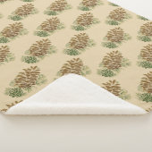 Sherpa Blanket-Pine Cones Deken (3/4)