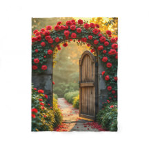 Sherpa Blanket (Rose Path)