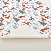 Sherpa Blanket - Scandinavische Kerstmis Deken (3/4)