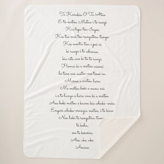 Sherpa Blanket Sherpa Deken (Voorkant)