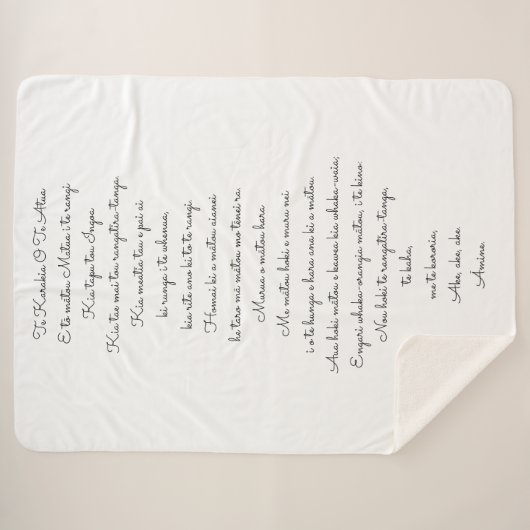 Sherpa Blanket Sherpa Deken (Voorkant (horizontaal))