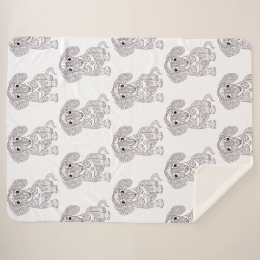 Sherpa Blanket Sherpa Deken (Voorkant (horizontaal))