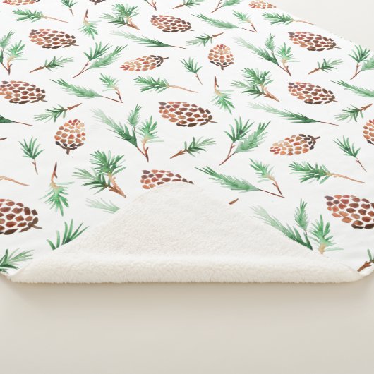 Sherpa Blanket (Small) - Autumn Pattern Sherpa Deken (3/4)