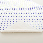 Sherpa Blanket (Small) - Blue Dots Pattern Deken (3/4)