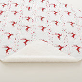 Sherpa Blanket (Small) - Christmas Pattern Sherpa Deken (3/4)